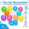 12 wiederverwendbare  magnetische Wasserbälle in bunten Produktbild-Vorschau 1