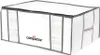 A white storage bag with gray trim and a zipper. Anteprima dell’immagine prodotto
