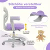 Sedia da scrivania per bambini, altezza regolabile 41-52 Anteprima dell’immagine prodotto 5