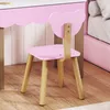 Ensemble de coiffeuse pour enfants AIYAPLAY avec tabouret Voir les images du produit 9
