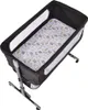 Beistellbett Babywiege mit Matratze Moskitonetz und Rädern Produktbild-Vorschau 8