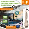 KESSER® Ampelschirm Holly Sonnenschirm Rechteckig mit und Produktbild-Vorschau 4
