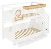 Etagenbett 90x200 cm Kinderbett Kiefer-Holz & MDF Hochbett Produktbild-Vorschau 16