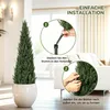 Künstlicher Zypressenbaum 2er Set 4FT (121cm) , Produktbild-Vorschau 3