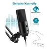 FIFINE Mikrofon PC Kondensator USB Microphone mit Ständer, Produktbild-Vorschau 2