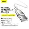 Cavo USB-C a USB-C Baseus Cafule, 100W, 2m (bianco) Anteprima dell’immagine prodotto 15