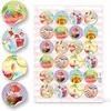 3 x 24 bunte Sticker Sommer Urlaub Reise Muscheln - 4 cm Produktbild-Vorschau 3