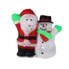 LEX XXL Acryl LED Weihnachtsmann mit Schneemann 90 LEDs Produktbild-Vorschau 3
