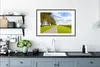MuchoWow® Gerahmtes Poster Wolken - Bäume - Straße 90x60 cm Produktbild-Vorschau 4