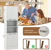 A family is having a meal with a turkey, and a white storage cabinet is displayed. Podgląd zdjęcia produktu