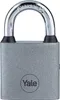 Cadenas Yale Y111S/32/116/1, en fer, argente, 32 mm, 3 cles Voir les images du produit 1