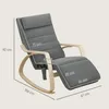 HOMCOM Schaukelstuhl Schaukelsessel mit Massagefunktion, Produktbild-Vorschau 3