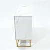 Sideboard Weiß Marmoroptik, Kommode mit 1 Tür und 3 Produktbild-Vorschau 6