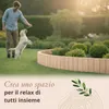 Floranica Bordura per Giardino in legno 10 x 200 cm Non Anteprima dell’immagine prodotto 6