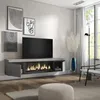 COZY Meuble TV, Banc Télé, 208x35x45cm, Pour les TV jusqu'à Voir les images du produit 3