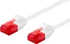 Tenký propojovací kabel CAT 6, U/UTP, bílý Náhled obrázku produktu 5