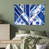 MuchoWow® Wandteppich Wandbehang Design - Delfter Blau - Produktbild-Vorschau 4