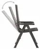 The Living Store Chaises de jardin réglables 2 pcs. Voir les images du produit 5