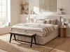Panca da seduta FineBuy, rattan, acacia, legno massello, Anteprima dell’immagine prodotto 5