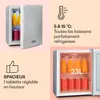 Klarstein Mini Frigo de Chambre de 23L pour Snacks et Voir les images du produit 4