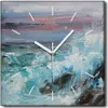Coloray Uhr auf Leinwand 30x30 cm Wand Uhr Dekoration Produktbild-Vorschau 1