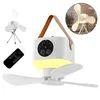 Camping Ventilator mit LED Licht, Akku 7200mAh, USB-C Produktbild-Vorschau 1