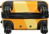 The bottom view of a suitcase with its wheels. Produktbild-Vorschau