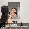 LED Spiegelschrank 60x70 cm mit Rasier-Steckdose Drei Produktbild-Vorschau 9