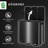 Fingerabdruckresistenter Mülleimer mit 3x20L Fächern, Produktbild-Vorschau 6