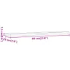 "im Angebot" Wandregale 4 Stk. Artisan-Eiche 60x20x1,5 cm Produktbild-Vorschau 9