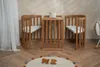 Lettino per bambini Waldin OWAL 7in1 con materasso, letto Anteprima dell’immagine prodotto 6