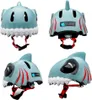 CRAZY SAFETY helma na kolo Shark s roztomilým zvířecím Náhled obrázku produktu 6