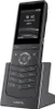 A cordless phone is shown in its charging cradle. Produktbild-Vorschau