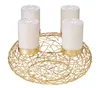 Edzard - Milano Adventskranz Ø 34 cm, goldfarben Produktbild-Vorschau 2