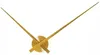 Karlsson Wanduhr Little Big Time Gold (77,5cm) Produktbild-Vorschau 1
