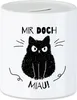 Mir Doch Miau Spardose mit Katzen und Herzen Motiv für Produktbild-Vorschau 1