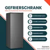 homeX FS1682E-S Gefrierschrank, Tiefkühlschrank groß - 168L Produktbild-Vorschau 2