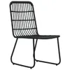vidaXL 3-tlg. Garten-Essgruppe Poly Rattan und Glas -  Produktbild-Vorschau 6