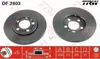 2x TRW DF2803 Disco freno asse anteriore Anteprima dell’immagine prodotto 2