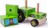BigJigs Holz Stapeltraktor Lernspielzeug Traktor Produktbild-Vorschau 3