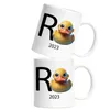 R Ente 2023 Tasse Weiß Rente Geschenk Ruhestand Produktbild-Vorschau 2