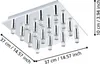EGLO LED Deckenlampe Teocelo, Deckenleuchte, Stahl in Produktbild-Vorschau 3