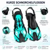 Kurze Schnorchelflossen XS 32–36 – verstellbare Produktbild-Vorschau 3