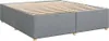 vidaXL Boxspringbett mit Matratze Hellgrau 180x200 cm Stoff Produktbild-Vorschau 5