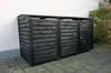 Mülltonnenbox Vario III für 3 Tonnen, anthrazit, LxBxH: 92 Produktbild-Vorschau 2