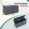 KOMFOTTEU 380 L wetterfeste Auflagenbox, abschließbare Produktbild-Vorschau 7