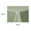 Tischdecke rechteckig 160x260 hellgrün Leinenoptik Produktbild-Vorschau 4