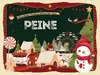 vianmo Holzschild 30x40 cm Weihnachten Grüße aus PEINE Produktbild-Vorschau 1