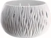 kvetináč 14,4cm BOWL SANDY DSK150-S449 biely plastový Náhľad obrázku produktu 6