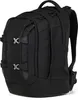 A black backpack is shown from a side-angle. Náhled obrázku produktu